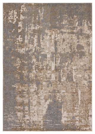 Raistlin Abstract Gold/ Gray Area Rug 9'3"X13'