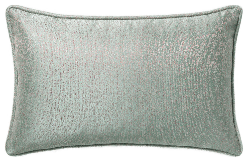 Linum Home Textiles Pixel Decorative Pillow Cover, Aqua, Lumbar