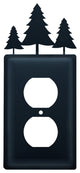 Single Outlet Cover, Pine Trees