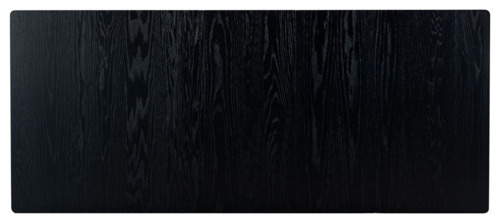 Safavieh Couture Jaylessa Wood Extendable Dining Table, Black