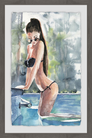 "Ultimate Summer Body" Framed Painting Print, 12"x18"