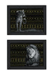 "Elegant Wildlife" Collection By Dee Dee, Printed Wall Art, Black Frame