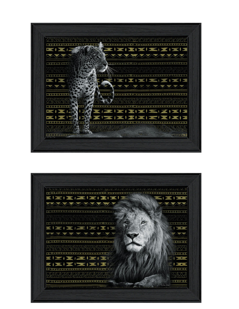 "Elegant Wildlife" Collection By Dee Dee, Printed Wall Art, Black Frame