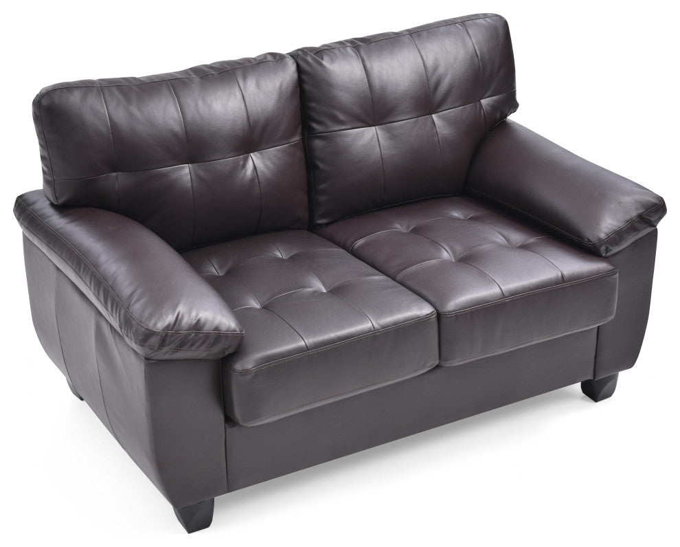 Chino Love Seat, Cappuccino