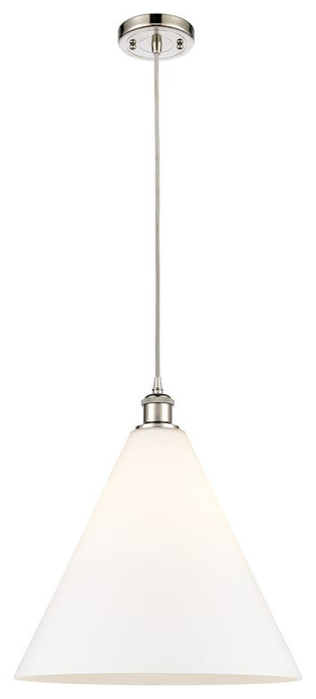 Innovations Lighting 516-1P-PN-GBC-161 Ballston Cone 1 Light 16" Pendant