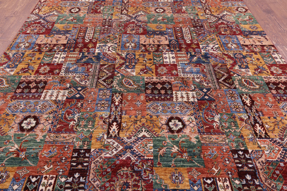 Handmade Super Kazak Wool Rug 8' 4" X 11' 0" Q11227
