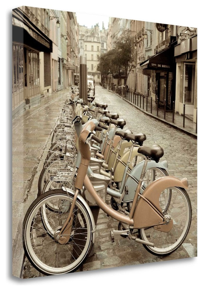 "City Street Ride" By Alan Blaustein, Giclee Print on Gallery Wrap Canvas