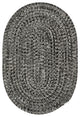 Laffite Tweed , Black 7x9