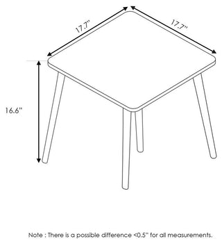Furinno Theo Side Table, Oak