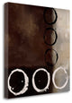 "Beige Circles II" By Laurie Maitland, Giclee Print on Gallery Wrap Canvas