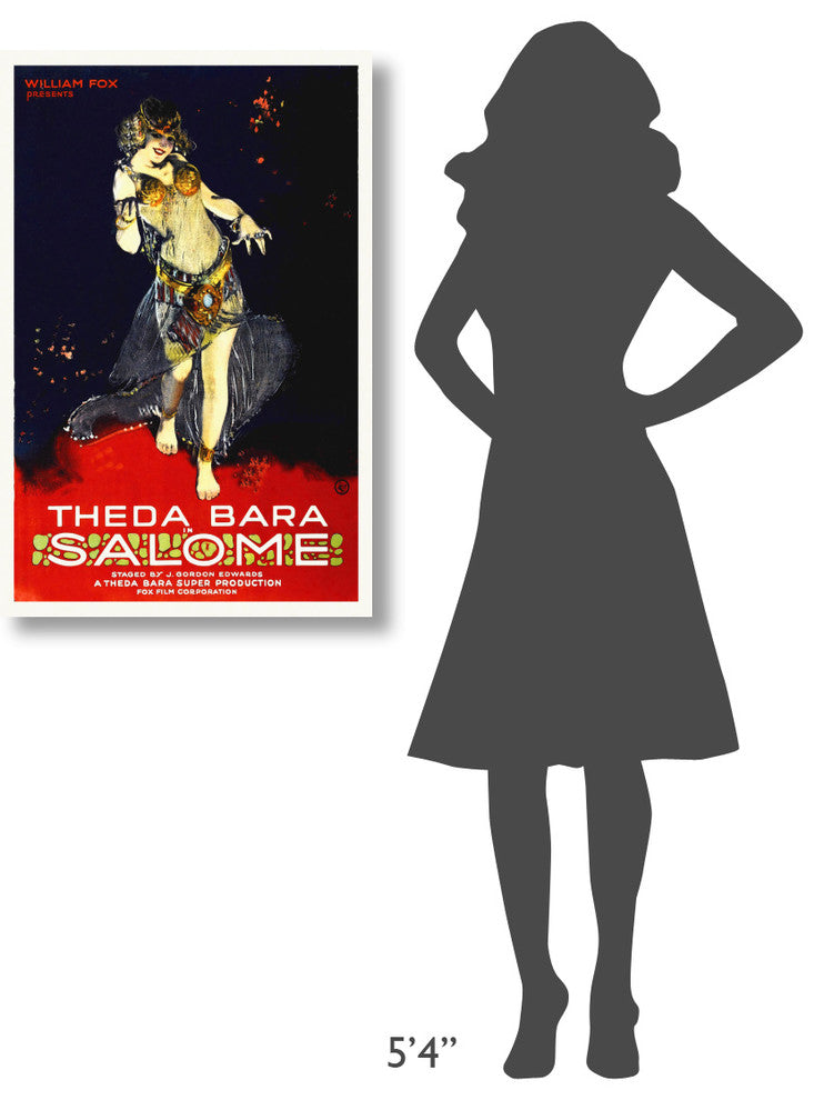 "Salome - Theda Bara" Stretched Canvas Giclee by Hollywood Photo Archive, 24x36"