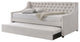 ACME Lianna Daybed and Trundle, Twin Size, Fog Fabric