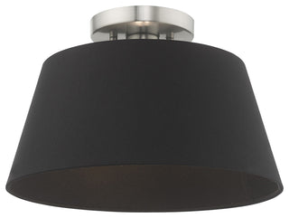Livex Lighting Brushed Nickel 1-Light Ceiling Mount