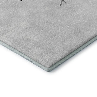 Addison Premium Washable Mayfield AMF221 Gray 3' x 5' Rug