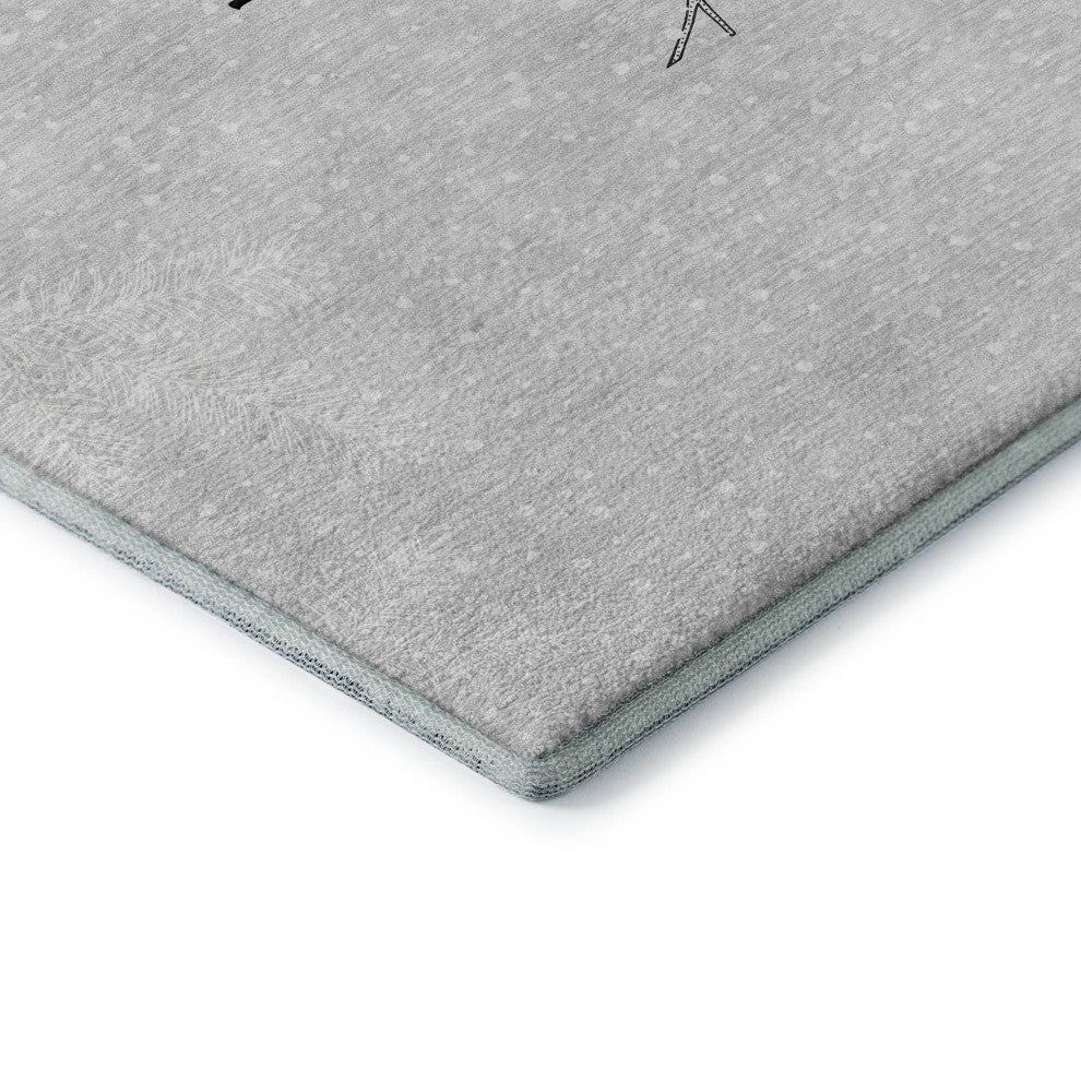 Addison Premium Washable Mayfield AMF221 Gray 3' x 5' Rug