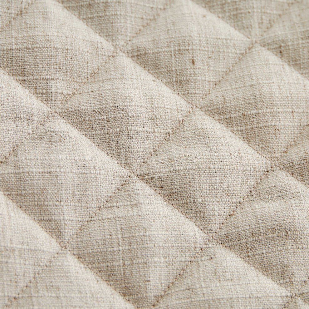 Aragoza 3-Piece Queen Quilt Set, Cream