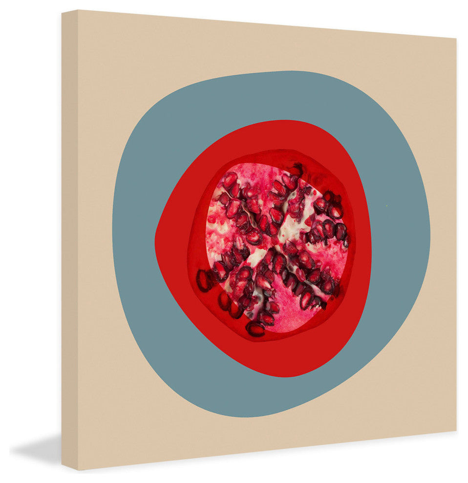 "September Pomegranate" Painting Print on Canvas by Irena Orlov