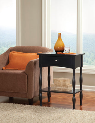 Shaker Cottage End Table, Charcoal Gray
