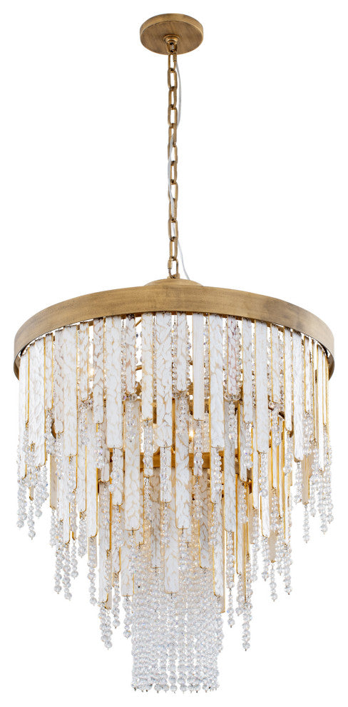 Lafayette 7-Lt Chandelier - Havana Gold
