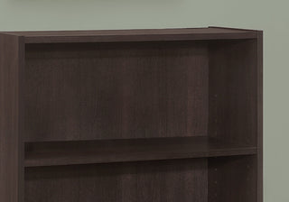 Bookshelf, Bookcase, 4 Tier, 36"H, Office, Bedroom, Laminate, Brown
