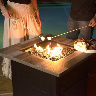 Endless Summer Cayden 30" Square LP Fire Pit Table