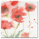 Sheila Golden 'Awakening Poppies' Canvas Art, 14"x14"