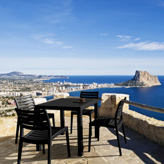 Compamia Ares Outdoor Dining Chairs, Set of 2, Black