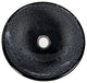 Eden Bath EB_GS43 Round Freeform Hoops Glass Vessel Sink In Charcoal Gray
