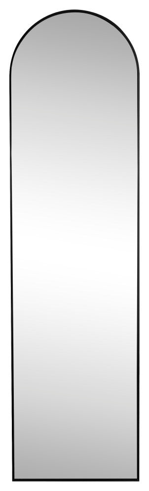 Adrian Large Arched Metal Framed Floor Full-Length Mirror