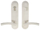 Brussels Lever, Tubular Entry, Single Cylinder, RH, Satin Stainless Steel