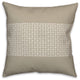 Gray Wicker Pattern 18x18 Spun Poly Pillow