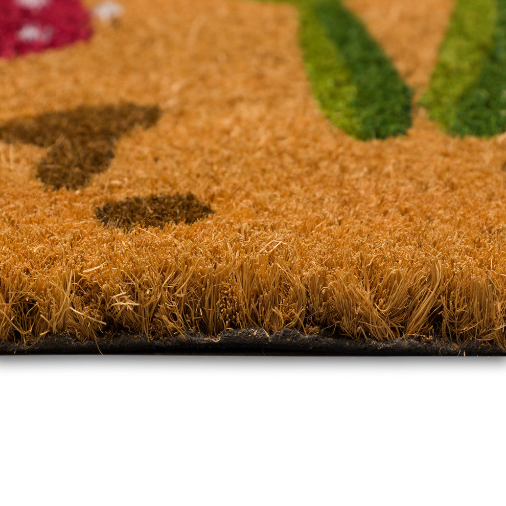 Natura Welcome Gnome Outdoor Mat Natural 1'6"x2'6"