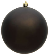 Vickerman N592084Dmv 8" Gunmetal Matte Ball Ornament