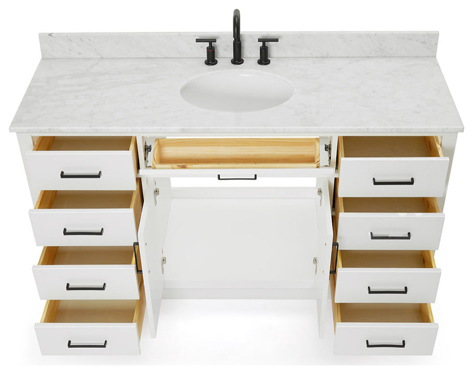 Ariel T061SCW2OVO Hepburn 61" - White