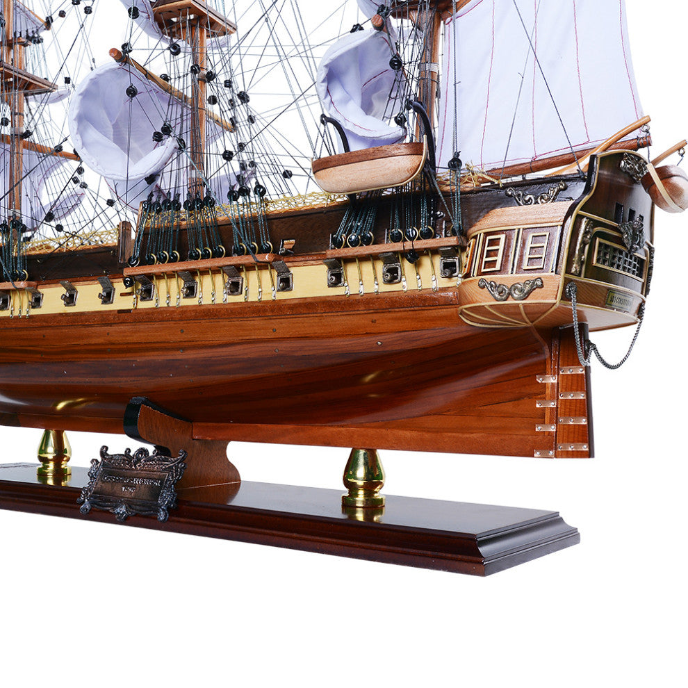 USS Constitution Limited Edition Full Crooked Sails Only 100 Units