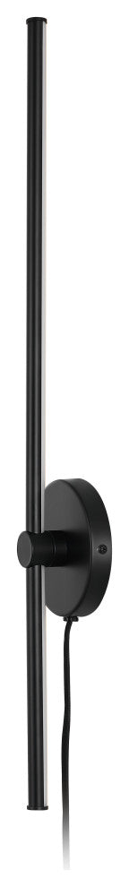 1-Light Modern Minimalist Iron Adjustable Bar Integrated LED Plug-In Sconce