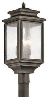 Outdoor Post Mount 4-Light, Olde Bronze
