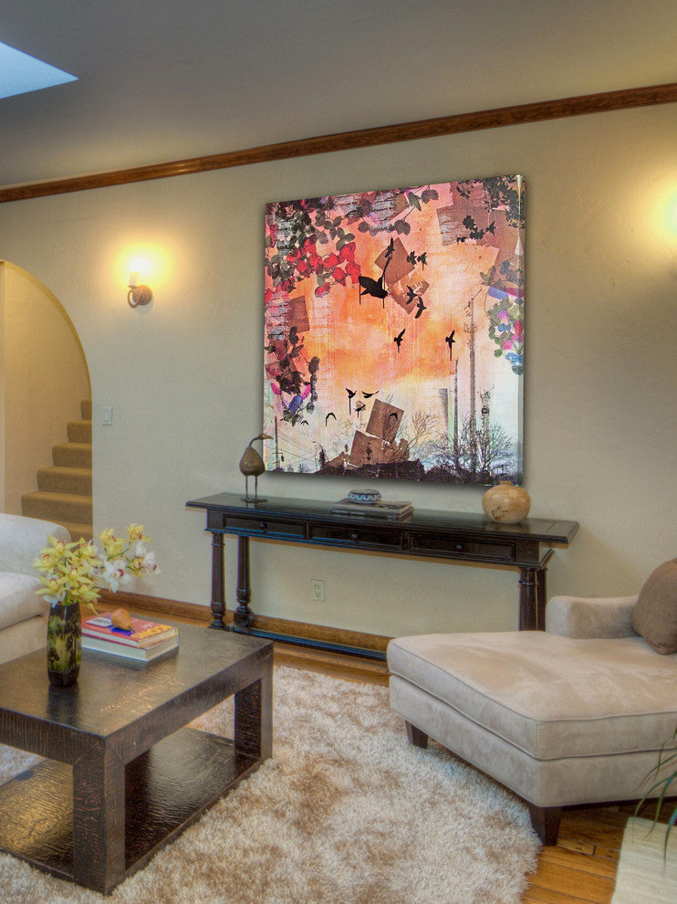 "West Wind" Painting Print on Canvas by Tracy Silva Barbosa