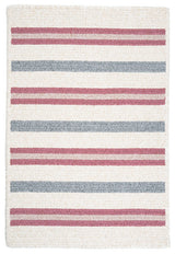 Colonial Mills Allure AL79 Mauveberry Stripes Area Rug, Rectangular 5'x8'