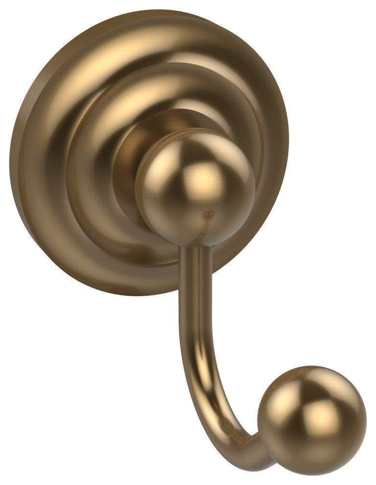 Prestige Que New Robe Hook, Brushed Bronze