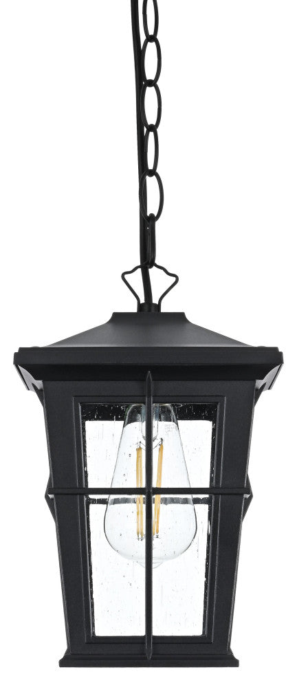 Home Living 7" Outdoor Pendant, Black