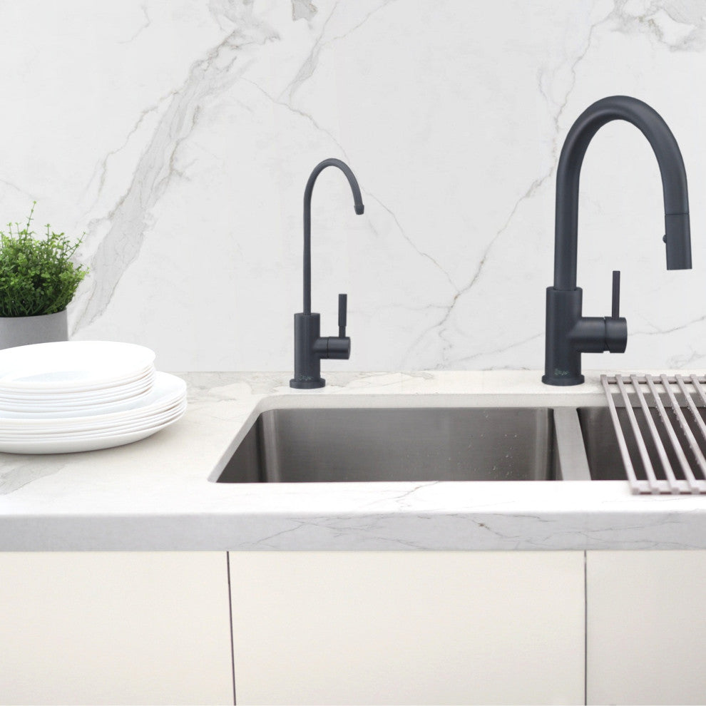 STYLISH Stainless Steel Drinking Water Faucet in Matte Black