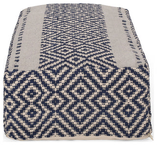 Gardinier Boho Rectangular Bean Bag Ottoman