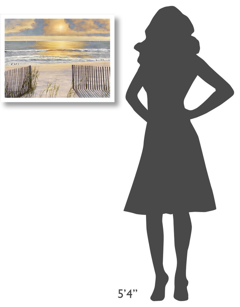 "Beach Light" Digital Paper Print by Diane Romanello, 26"x20"