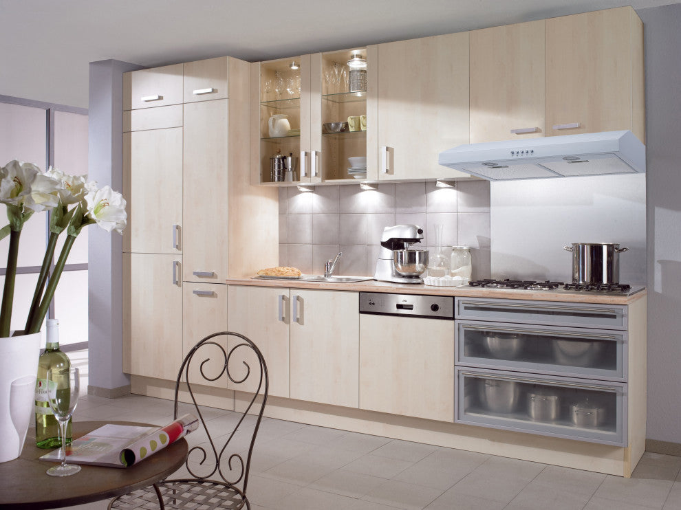 Winflo Under-Cabinet Range Hood, 301 CFM, 30", Stainless Steel, White or Black, White
