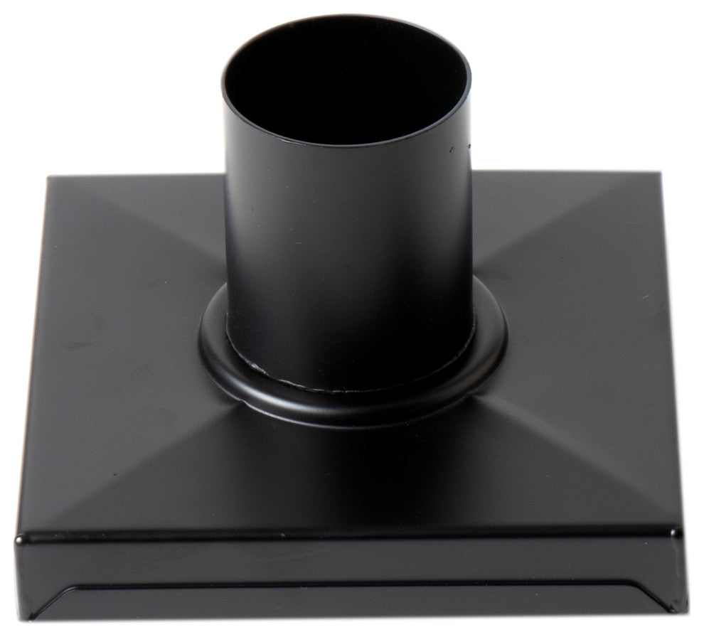 ALFI brand ABSD55C-BM 5"x5" Black Matte Square Stainless Steel Shower Drain