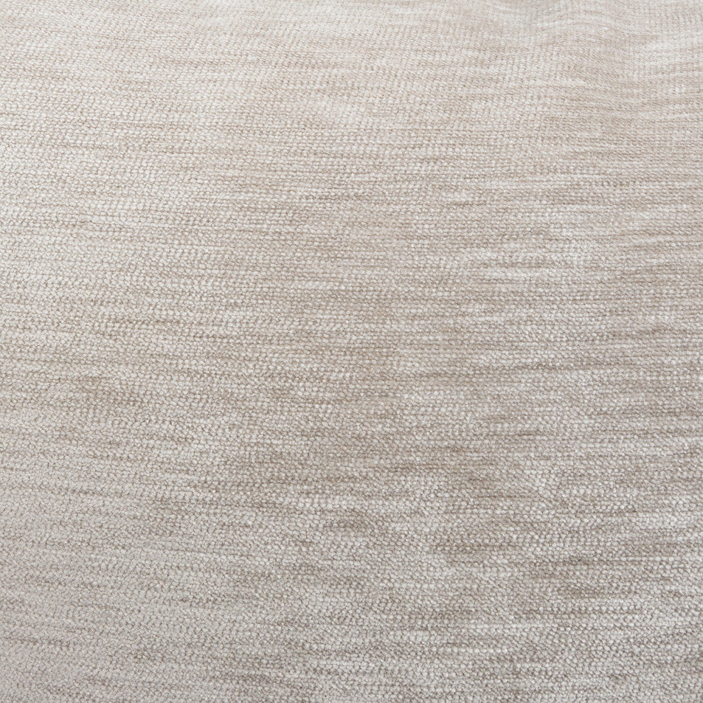 The Smith 20" Square Chenille Pillow, Set of 2, Smoke