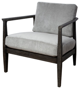 Uttermost Brunei Modern Gray Accent Chair