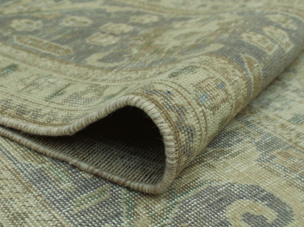 Fine Vintage Distressed Scarlett Beige Rug