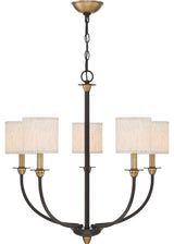 Audley 5-Light Chandelier, Old Bronze